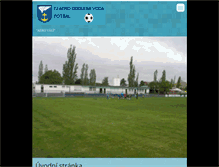 Tablet Screenshot of fotbalodolenavoda.cz